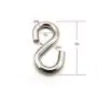 S Hook - Marine Grade 316 Stainless Steel 5/32'' Thick Metal Hook for Hanging and Utility Use (10Pieces)