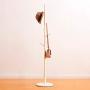 TLTLYMJ Coat Rack, Solid Wood Bedroom Hangers, Home Floor, Simple Office Clothes Rack (Color : Dark Brown)