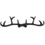 Baoblaze Chic Cast Iron Deer Antlers Wall Hooks Strong Coat Towel Clothes Hat Key Hanger Holder, Xmas Gift Home Decoration - Brown