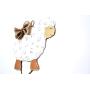 Infant hospital door hanger lamb
