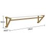 GWXYMJ Coat Rack Childrens Clothing Store Wall-Mounted Hangers, Multi-Functional Hanging Clothes Hangers, Wall Vintage Coat Rack Display Stand (Size : 1203030CM) GWXYMJ Coat Rack Childrens Clothing Store Wall-Mounted Hangers, Multi-Functional Hanging Clothes Hangers, Wall Vintage Coat Rack Display Stand (Size : 1203030CM)