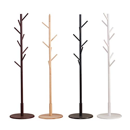 Coat Rack Hanger Floor Bedroom Solid Wood Coat Rack Net Red Multi-function Creative Modern Minimalist Hanger Simple Clothes Rack Suitable For Everyone Suitable for All Kinds of Decoration Styles