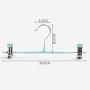 Saiyoubesten Notable 5X Adjustable Metal Clip Trouser Coat Pants Bulk Clothes Hangers Coathangers(None GR) Saiyoubesten Notable 5X Adjustable Metal Clip Trouser Coat Pants Bulk Clothes Hangers Coathangers(None GR)