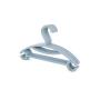 Jeansame-Store 10 PCS/Set Plastic Clothes Hanger Home Non Slip Seamless Dry Wet Children Baby Clothe Hangers,Blue
