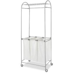 Whitmor Deluxe Laundry Center Silver