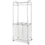 Whitmor Deluxe Laundry Center Silver Whitmor Deluxe Laundry Center Silver