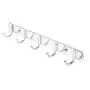Saim Aluminium Alloy 5 Hanger Towel Hat Coat Clothes Wall Mount Rack Hook