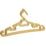 10pcs Random Color Clothes Hangers Anti-Skid Plastic Racks Adults Baby Children Household Clothing Storage Supplies with Grooves
