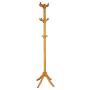 Mostbest Hall Tree Coat Hat Rack 12 Hooks Treeshaped Hanger Bamboo Coat Rack, Hallway/Entryway Coat Hanger Stand for Clothes, Suits, Accessories