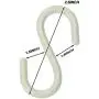 Mini Skater 2.5'' Small Plastic S Shaped Hooks, Multifunctional Portable S Shape Hanging Hooks for Hanging Plants, Kitchen, Bathroom Hook Clothes S-Hooks(10Pcs,Light Green) Mini Skater 2.5'' Small Plastic S Shaped Hooks, Multifunctional Portable S Shape Hanging Hooks for Hanging Plants, Kitchen, Bathroom Hook Clothes S-Hooks(10Pcs,Light Green)