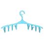 Wash Sock - Multifunction Practical 8 Clips Underwear Socks Hanger Plastic Laundry Washing Clothes Airer Dryer - Wooden Cute Hanging Stainless Clips Hooks Plastic Bamboo Wood Large Pegs C