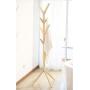 XIAOLONG Simple Creative Coat Rack Tree Shape Solid Wood Hanger Floor Fashion Clothes Rack Living Room Bedroom Floor Hanger