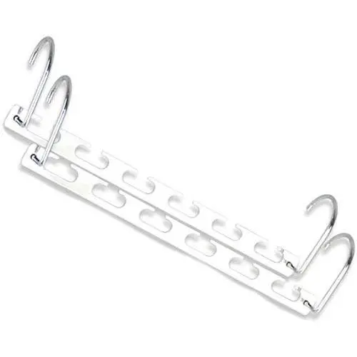 RuiLing 2pcs Multifunction Hanger Clothes Storage Rack Metal Space Saving Wardrobe Clothing Hangers RuiLing 2pcs Multifunction Hanger Clothes Storage Rack Metal Space Saving Wardrobe Clothing Hangers