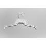 Hanger Monster 16" White Plastic Dress Hangers 60 Pack, Middle Heavy Weight,Model# 304