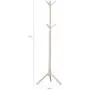 TIANTA- Solid Wooden Coat Rack Hanger Clothes Hanger Coat Rack Wall Hanging Fashion Creative Hanging Hanger Wooden Hanger Home Furnishing (Color : Dark Brown)