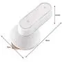ZZYJYALG Hanging Ironing Machine Plastic Metal Handheld Tank Large Capacity Removable Household Portable High Temperature Cotton Ironing Clothes Curtains Travel Bed Sheets Dormitory (White)