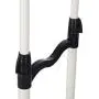 GaGa Portable Adjustable Garment Clothes Double Rail Rack Rolling Hanger Organizer Heavy Duty with Wheels