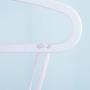SAASNY Standard Plastic Hangers,Kids Light-Weight Clothes Hangers 8 Plastic Hangers Nursery Hangers with Hooks for Baby,Toddler,Kids,Children (20,White) for Drying and Storage
