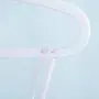 SAASNY Premium Quality Plastic Hangers,Kids Light-Weight Clothes Hangers 8 Plastic Hangers Nursery Hangers with Hooks for Baby,Toddler,Kids,Children (25,White) for Drying and Storage