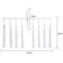 Royall 8 in 1 Magic Clothes Hanger Multi-Layer Foldable Plastic Hangers Folding Hangers Space Saving Hangers