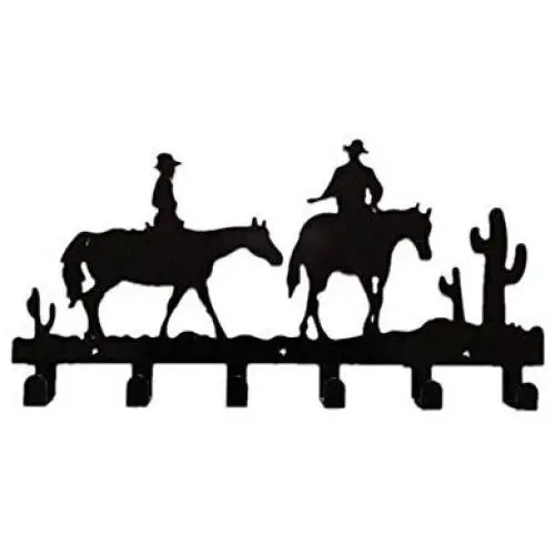 Cartoon Metal Home Wall Decorativefor 6 Hooks Hanger Organizer for Cloth Bag Key