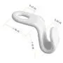 Space Saving Hangers Connector Hooks, Hanger Organizer, Cascading Clothes Hanger Hooks Connector, White Color, Set of 24pcs, Gift Package