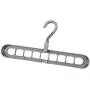 lRICE-home Multi-Function 9-Hole Sliding Clothes Hanger Sorting Drying Rack Hook Organizer - Random Color lRICE-home Multi-Function 9-Hole Sliding Clothes Hanger Sorting Drying Rack Hook Organizer - Random Color