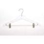 Slim Plastic Hangers with Clips- Pants Hangers, Skirt Hangers, Coat Hangers- Heavy Duty Clothing Hangers, Suit Hangers- Non Slip, Slim and Space Saving Hangers for Clothes (Smokey Clear, 100) Slim Plastic Hangers with Clips- Pants Hangers, Skirt Hangers, Coat Hangers- Heavy Duty Clothing Hangers, Suit Hangers- Non Slip, Slim and Space Saving Hangers for Clothes (Smokey Clear, 100)