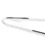 Popular Design Products 50 pc White Plastic Hangers with Built-in Grip Strip Non-Slip Pads - Perfect for Dresses, Blouses and Pants - Work Great for Shirts, Ties, Scarves and Sweaters
