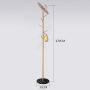 Coat Hangers Coat Stand Marble Metal Hanger Floor Coat Rack Clothes Rack Hat Coat Rack Modern Hanger Bedroom Living Room Simple Clothes Shelf Hanger Bedroom Drying Rack -0223 (Color : White)