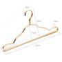 10pcs Random Color Clothes Hanger Durable Antideformation Aluminium Alloy Closet Adult Skirt Dress Clothing Towel Storage Rack Hangers for Clothes