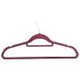 wrea 10pcs Non-Slip Flocked Adult Clothes Hangers 360 Degree Swivel Notched Shoulders Coat Trousers Hanger wrea 10pcs Non-Slip Flocked Adult Clothes Hangers 360 Degree Swivel Notched Shoulders Coat Trousers Hanger