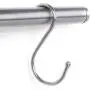 Anmas 10pcs X-Large S Shaped Utility Hooks 4.92 inch (125mm) Stainless Steel Metal Hangers Hanging Hooks Universal for Clothes Coat Bags Towels Kitchen, Work Shop, Bathroom, Garden