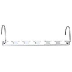 Tubwair Clothes Hanger,Metal Wardrobe Clothes Wonder Hanger Hooks,Straight/Y-Shape/Double Side Hanger,Organiser Magic Closet Coat Clothing Organiser Hanging Hangers(Straight Hanger)