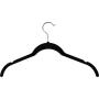 SUNTRADE Velvet Shirt Dress Clothes Hangers,360° Swivel Hook Non Slip Clothes Hangers for Tops, Dress Shirts, Blouses, Strappy Dresses (10)