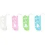 Gunel home Foldable Clothes Hanger Drying Rack Bathroom Plastic Organizer Plastic Multi-Function Hangers,Drying Rack,Suit Hangers,Travel Hangers (Blue)