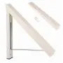 2pcs Folding Retractable Indoor Wall Clothes Hangers Organizer Magic Clothes Towel Drying Towel Rack for Scarf Belt Bra Suit