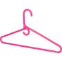 Neaties American Made Pink Super Heavy Duty Plastic Hangers, Plastic Clothes Hangers Ideal for Everyday Use, Clothing Standard Hangers, 24pk