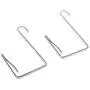 Simdoc 2pcs Over Door Hook Stainless Steel Door Hanger Kitchen Cabinet Clothes Hanger Organizer Holder Simdoc 2pcs Over Door Hook Stainless Steel Door Hanger Kitchen Cabinet Clothes Hanger Organizer Holder