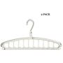 Hasde 11 Holes Clothes Hanger Organizer Rotatable Windproof Drying Racks Plastic Folding Wardrobe Storage Rack Hangers