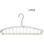 Hasde 11 Holes Clothes Hanger Organizer Rotatable Windproof Drying Racks Plastic Folding Wardrobe Storage Rack Hangers