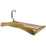 Pant Hangers Durable Slack Hangers 4-Layer Wooden Pant Hangers, Non Slip Wood Hangers Clothes Hangers Closet Space Saving, Heavy Duty Coat Hanger Huggable Dual-use Trouser Hanger Multi Layers Stainles