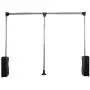 Probrico Pull Down Wardrobe Lift Heavy Duty Adjustable Wardrobe Clothing Rail Clothes Hanger Closet Rod for Wardrobe Bedroom Closet Space Saving (32.68inch-42.28inch) Probrico Pull Down Wardrobe Lift Heavy Duty Adjustable Wardrobe Clothing Rail Clothes Hanger Closet Rod for Wardrobe Bedroom Closet Space Saving (32.68inch-42.28inch)