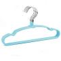 ZSLLO Metal Coat Hangers 20 Pack Surface dip Plastic Non-Slip Thickening grooved Wet and Dry Childrens Clothes Hanger Standard Hangers (Color : Blue) ZSLLO Metal Coat Hangers 20 Pack Surface dip Plastic Non-Slip Thickening grooved Wet and Dry Childrens Clothes Hanger Standard Hangers (Color : Blue)