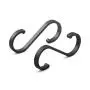 JCBIZ 12pcs Black Space Aluminum S Hook Flat S Shape Bathroom Kitchen Railing S Hanger Multi-Purpose Spoon Pan Pot Towel Cloths etc. Accessories Hangers Fit for Below 19mm Round Rod JCBIZ 12pcs Black Space Aluminum S Hook Flat S Shape Bathroom Kitchen Railing S Hanger Multi-Purpose Spoon Pan Pot Towel Cloths etc. Accessories Hangers Fit for Below 19mm Round Rod