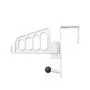 COLNER Over the Door Hook Hanger, Multipurpose Wall Mounted Organizer Storage Hanger,Heavy-duty Storage for Coat, Towel, Bag, Robe