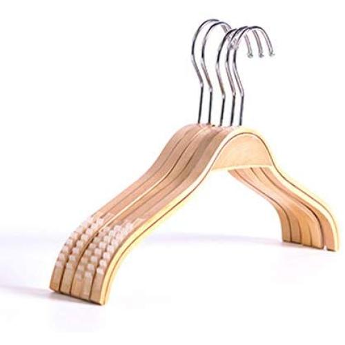 [10 Pack] Solid Wood Non-Slip Hanger Hanger Wardrobe Wood Clothes Support Household Adult Wood Hanger (Male Models)