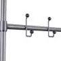 3 Tier Metal Storage Shelf 8 Hooks Hat Shoes Rack Coat Clothes Racks Hanger Stand HW58543 3 Tier Metal Storage Shelf 8 Hooks Hat Shoes Rack Coat Clothes Racks Hanger Stand HW58543