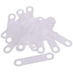 BCP 50 Pcs Clear Non-Slip Rubber Clothes Hanger Grips Clothing Hanger Strips