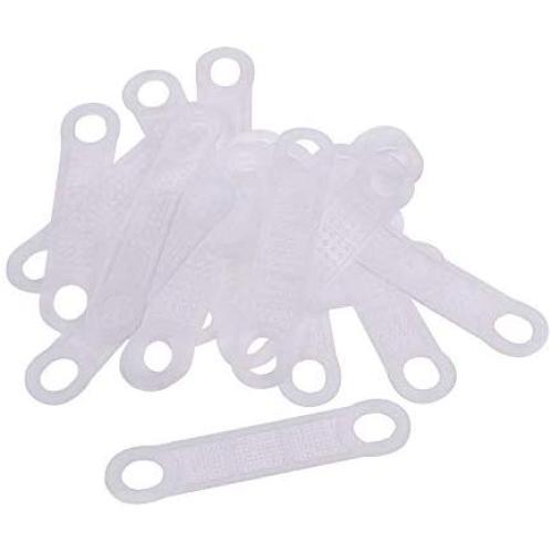 BCP 50 Pcs Clear Non-Slip Rubber Clothes Hanger Grips Clothing Hanger Strips BCP 50 Pcs Clear Non-Slip Rubber Clothes Hanger Grips Clothing Hanger Strips